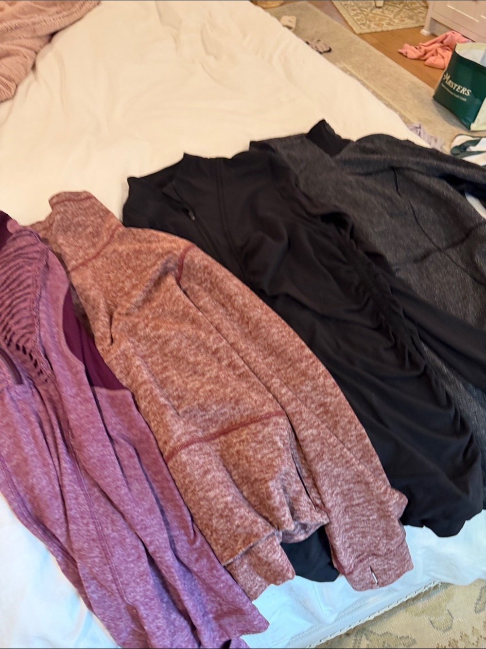 Bundle of 4 Lululemon Long Sleeve Tops